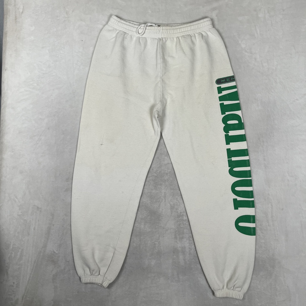 Vintage Marlboro Menthol Sweatpants Mens Large White Fleece Joggers Promo